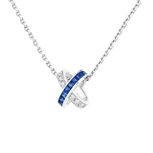 ˇStella JewelryˇLIENS DIAMOND SILVER NECKLACE