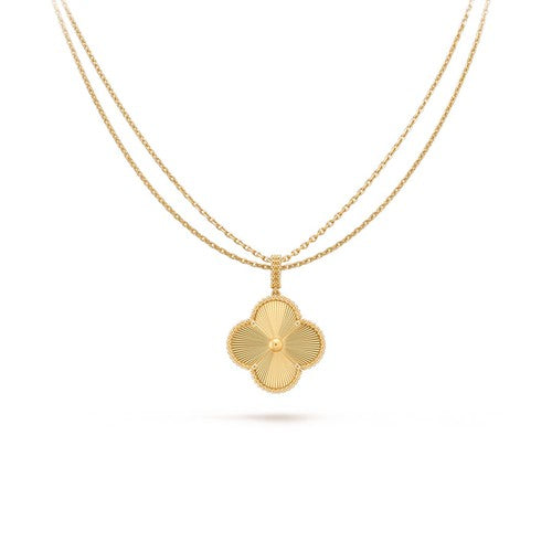 ˇStella JewelryˇCLOVER 25MM ANHÄNGER HALSKETTE GOLD 