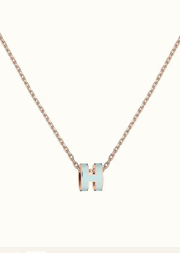 ˇStella JewelryˇPOP H HELLBLAU HALSKETTE