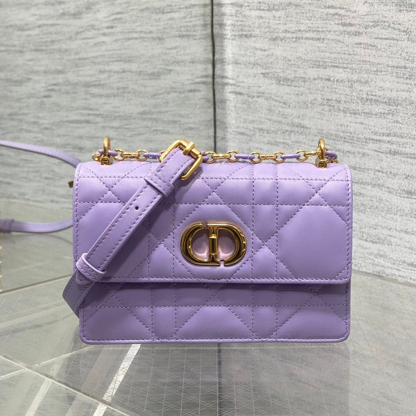 MISS CARO MINI BAG 17 AUS BABYLILA MACROCANNAGE-LAMMLEDER
