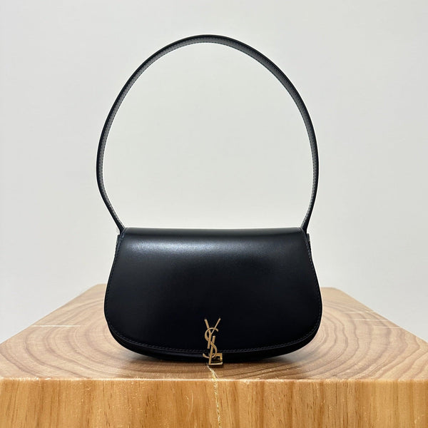 VOLTAIRE 17 SCHWARZE KALBSLEDERTASCHE