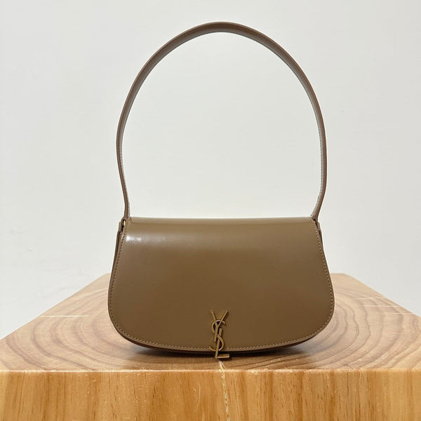 VOLTAIRE 17 KARAMELLBRAUNE KALBSLEDERTASCHE