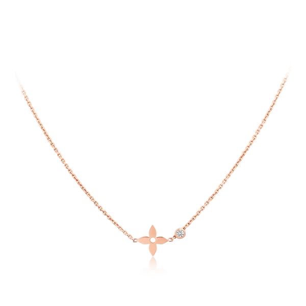 ˇStella JewelryˇBLOSSOM ANHÄNGER ROTGOLD UND DIAMANT