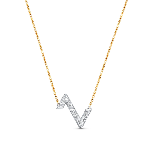 ˇStella JewelryˇVOLT SILBERNE DIAMANT-ANHÄNGERKETTE