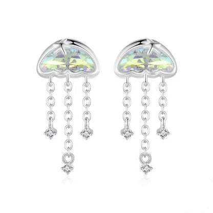 ˇStella JewelryˇIridescent Jellyfish Earrings Studs Teen Girls