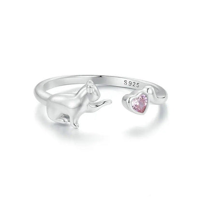 ˇStella JewelryˇLovely Pet Animals Open Ring Statement Ring