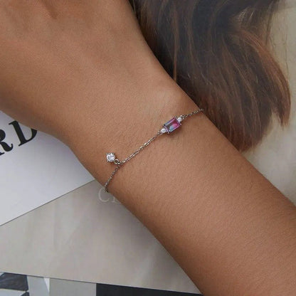 ˇStella JewelryˇSynthetic Tourmaline Bracelet for Women