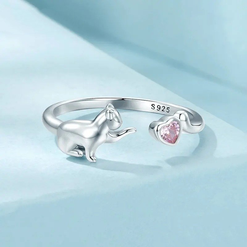 ˇStella JewelryˇLovely Pet Animals Open Ring Statement Ring