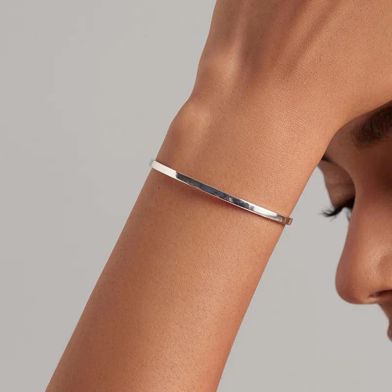 ˇStella JewelryˇEngrave Courage Bangle Nothing is impossible Fashion