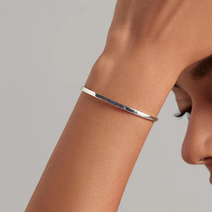 ˇStella JewelryˇEngrave Courage Bangle Nothing is impossible Fashion