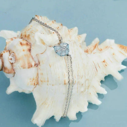 ˇStella JewelryˇBlue Seashell Link Chain Bracelets