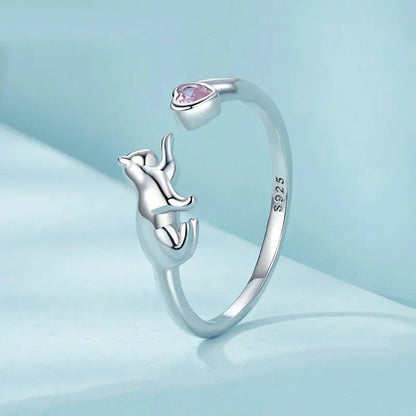 ˇStella JewelryˇLovely Pet Animals Open Ring Statement Ring