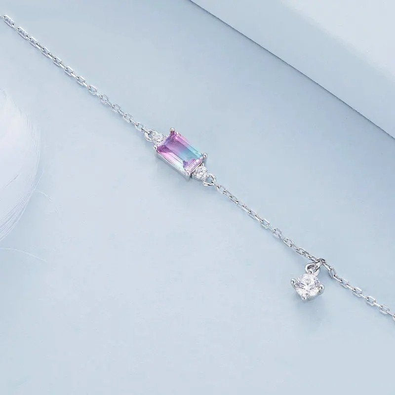 ˇStella JewelryˇSynthetic Tourmaline Bracelet for Women