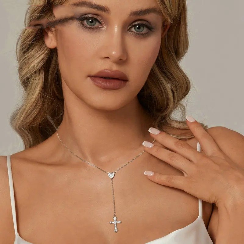 ˇStella JewelryˇDelicate Heart-shaped Pendant Necklace