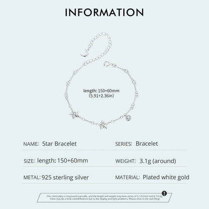 ˇStella JewelryˇAdjustable LengthCharm Chain Bracelet Gift