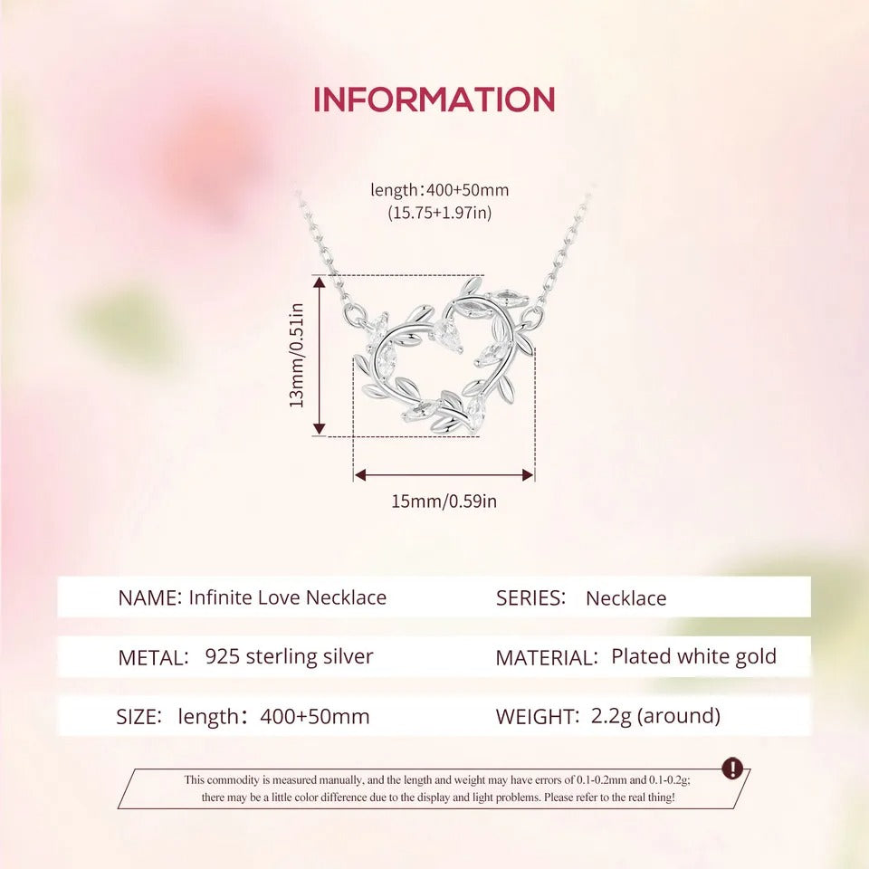 ˇStella JewelryˇInfinite Love Necklace for Women