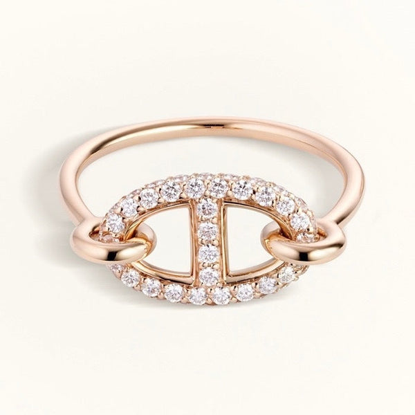 ˇStella JewelryˇRunder kleiner Diamantring