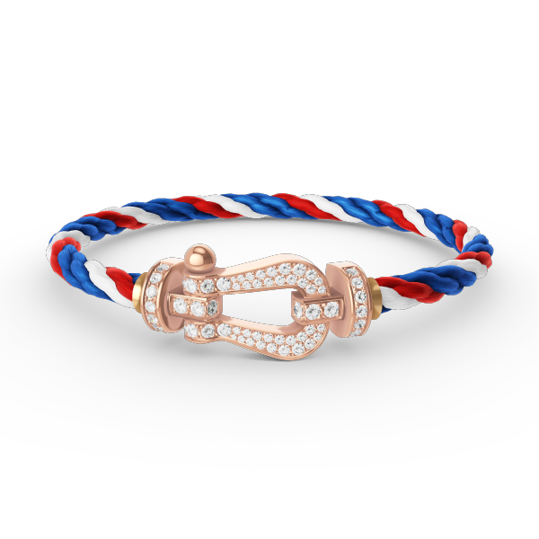 ˇStella JewelryˇFORCE LARGE HORSESHOE FULL DIAMOND BRACELET ROSE GOLD