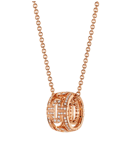 ˇStella JewelryˇPARENTESI HALSKETTE ROTGOLD DIAMANT