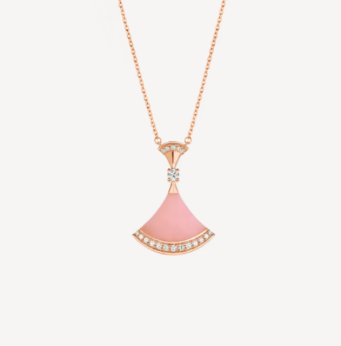 ˇStella JewelryˇDREAM NECKLACE PINK OPAL