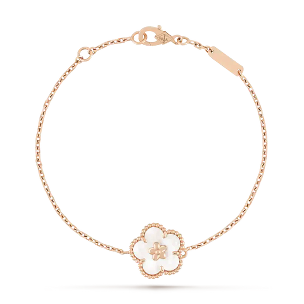 ˇStella JewelryˇLUCKY WHITE MOP PLUM BLOSSOM  BRACELET