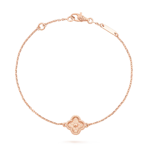ˇStella JewelryˇKLEEBLATT-ARMBAND MIT EINZELNER BLUME
