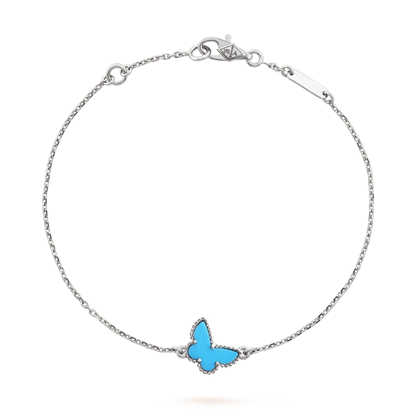 ˇStella JewelryˇBUTTERFLY TÜRKIS SCHMETTERLINGSARMBAND SILBER